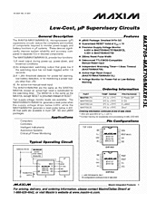 DataSheet MAX705 pdf